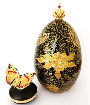 Ciselee Egg by Theo Faberge