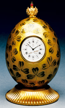 Clover Egg by Theo Faberge