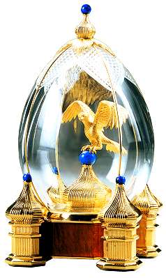 Royal Falcon Hunt Egg by Theo Faberge