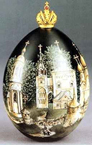 Golden Ring Egg by Theo Faberge