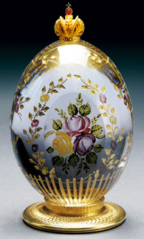 Rose Garden Egg by Theo Faberge