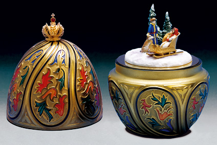 Russian Winter Egg by Theo Faberge