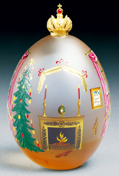 Yuletide Egg by Theo Faberge