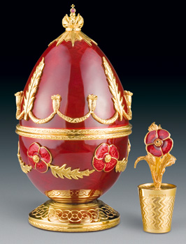 Poppy Egg by Theo Faberge