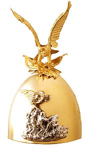Top Shell of Victory Egg by Theo Faberge