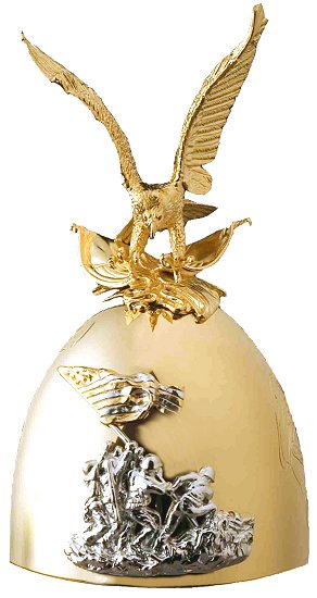 Top of Victory Egg by Theo Faberge