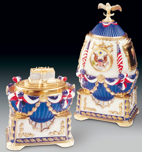 White House 200th Anniversary Egg by Theo Faberge